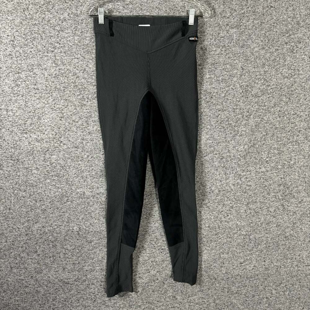 Kerrits Women's Size Medium Gray Nylon Skinny Leg Seated Equestrian Rider Pants